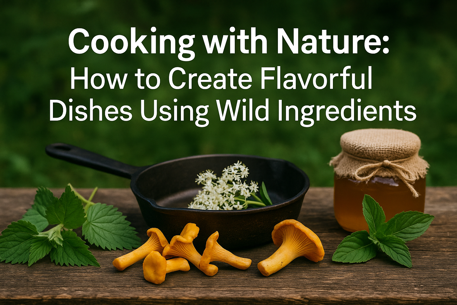Cooking with Nature: How to Create Flavorful Dishes Using Wild Ingredients